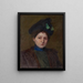 Ritratto di Winifred Brady - John Ottis Adams — quadro incorniciato alla parete