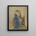 Donna che gira - John Parker — quadro incorniciato alla parete