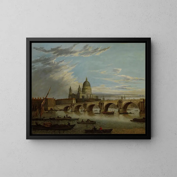 Vista sul ponte di Londra - John Paul — quadro incorniciato alla parete