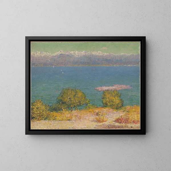 Paesaggio ad Antibes - John Peter Russell — quadro incorniciato alla parete