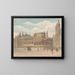 Case adiacenti all'abbazia di Westminster in fase di demolizione - John Phillipps Emslie — quadro incorniciato alla parete
