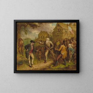 Il ritorno di Rip Van Winkle - John Quidor — quadro incorniciato alla parete