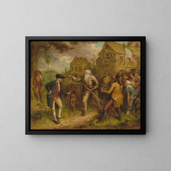 Il ritorno di Rip Van Winkle - John Quidor — quadro incorniciato alla parete