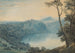 Lago di Nemi e città di Genzano - John Robert Cozens — vista dell’opera
