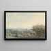 Londra da Greenwich Hill - John Robert Cozens — quadro incorniciato alla parete