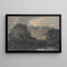 Sul lago di Nemi - John Robert Cozens — quadro incorniciato alla parete