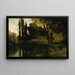Pomeriggio sul lago - John Ross Key — quadro incorniciato alla parete