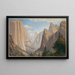 Valle della Yosemite, vista verso est dal sentiero di Mariposa - John Ross Key — quadro incorniciato alla parete