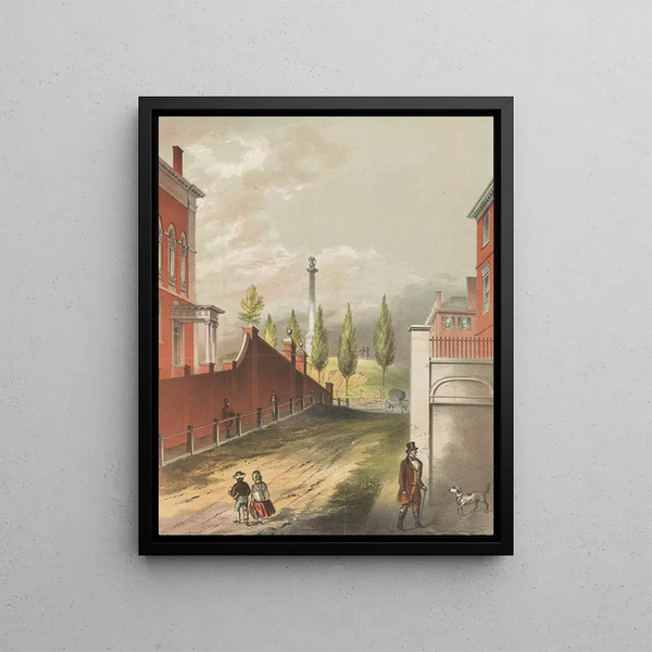 John Rubens Smith - Old Boston Beacon Hill from Mt Vernon St.webp