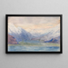 Paesaggio montano - John Ruskin — quadro incorniciato alla parete