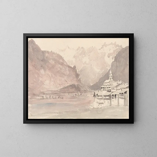 John Ruskin - Swiss Mountain Landscape.webp