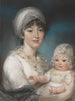 Mme Robert Shurlock Henrietta Ann Jane Russell 1775-1849 e sua figlia Ann - John Russell — vista dell’opera