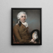 Ritratto di George de Ligne Gregory (1740 - 1822) - John Russell — quadro incorniciato alla parete