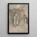 Abbaye de Netley la fenêtre Est - John Samuel Hayward — quadro incorniciato alla parete