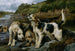 Caccia alla lontra sulla pista - John Sargent Noble — vista dell’opera