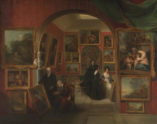 John Scarlett Davis - The Interior of the British Institution Gallery.webp