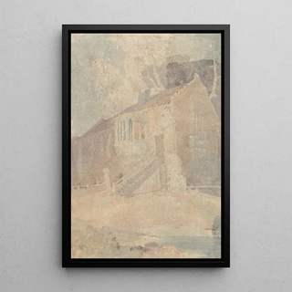 John Sell Cotman - An Old Building with an Oriel Window Converted for Use as a Barn.webp