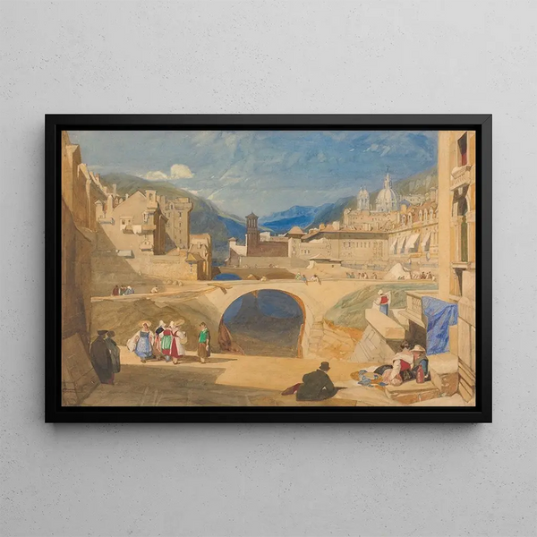 John Sell Cotman - Bridge in a Continental Town.webp