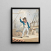 Caricatura di un marinaio - John Sell Cotman — quadro incorniciato alla parete