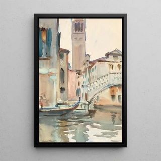 John Singer Sargent - A Bridge and Campanile Venice.webp