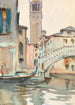 Un pont et un campanile Venezia - John Singer Sargent — vista dell’opera