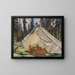 Una tenda nelle Montagne Rocciose - John Singer Sargent — quadro incorniciato alla parete
