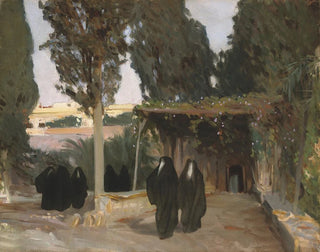 Un sentiero ombreggiato in Oriente - John Singer Sargent — vista dell’opera