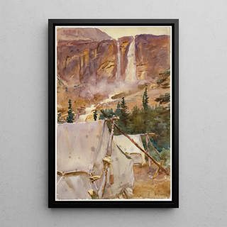 John Singer Sargent - Camp and Waterfall.webp