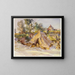 Camp con ambulanza - John Singer Sargent — quadro incorniciato alla parete