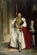 Charles Stewart sesto marchese di Londonderry con la grande spada di stato durante la incoronazione - John Singer Sargent — vista dell’opera