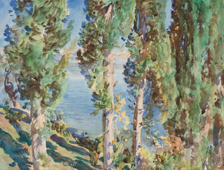 John Singer Sargent - Corfu Cypresses.webp