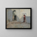 Interno del cortile a Tétouan, Marocco - John Singer Sargent — quadro incorniciato alla parete