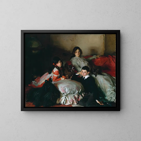 Essie Ruby e Ferdinand Wertheimer - John Singer Sargent — quadro incorniciato alla parete