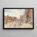 Route de la forteresse et rochers - John Singer Sargent — quadro incorniciato alla parete