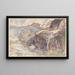 Glacier - John Singer Sargent — quadro incorniciato alla parete