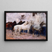 Cavalli a Palma - John Singer Sargent — quadro incorniciato alla parete