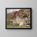 Nella valle del Simplon - John Singer Sargent — quadro incorniciato alla parete