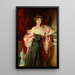 Lady Helen Vincent vicomtesse d'Abernon - John Singer Sargent — quadro incorniciato alla parete