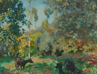 John Singer Sargent - Landscape with Goats.webp