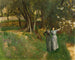 Paesaggio con donne in primo piano - John Singer Sargent — vista dell’opera
