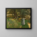 Paesaggio con donne in primo piano - John Singer Sargent — quadro incorniciato alla parete