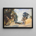 Paesaggio con alberi - John Singer Sargent — quadro incorniciato alla parete