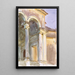 Loggia Villa Giulia Roma - John Singer Sargent — quadro incorniciato alla parete