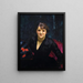 Madame Errazuriz ou La Dame en noir - John Singer Sargent — quadro incorniciato alla parete