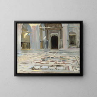 Pavimentazione del Cairo - John Singer Sargent — quadro incorniciato alla parete