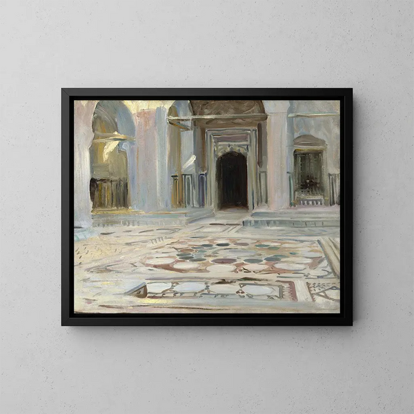 Pavimentazione del Cairo - John Singer Sargent — quadro incorniciato alla parete