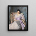 Ritratto di Lady Agnew di Lochnaw 1865-1932 - John Singer Sargent — quadro incorniciato alla parete