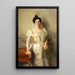 Ritratto di Mme Asher B Wertheimer - John Singer Sargent — quadro incorniciato alla parete