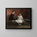 Ritratto di Édouard e Marie-Louise Pailleron - John Singer Sargent — quadro incorniciato alla parete