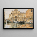 Rio dei Mendicanti, Venezia - John Singer Sargent — quadro incorniciato alla parete
